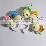 Hot Sale Caroon Cute Turtle Keychain Emoji Plush Keychains thumbnail-2