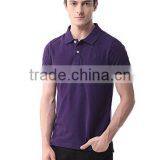 Men's Casual Classic Pure Cotton Solid Golf Short Sleeve Polo Shirt thumbnail-2