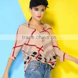 2015 HOYUGO Women Fashion Casual Blouse Designs, Smart Casual Wear Blouse, Silk Casual Blouse for Fat Woman. thumbnail-5