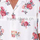 2017 Floral Short Sleeve Button Up Camp Shirt thumbnail-4