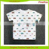 Hot Sale High Quality Cotton Single Jersey Children's Kids Printed Tshirt thumbnail-1
