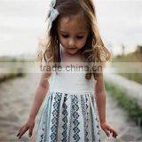 Flutter Sleeve Pretty Childrens Dresses Birthday Dress For Girl Of 7 Years Old thumbnail-3