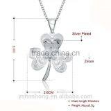 Wholesale 925 Silver Clover Necklace thumbnail-3