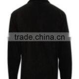 China Manufacture High Quality Custom Black Mens Microfiber Fleece Hoodie thumbnail-3