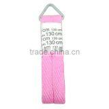 Popular Flat Pink Denim Shoe Laces