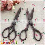 Vintage Special Engraved Lace Fabric Wool Bronze Scissors thumbnail-4