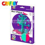 Stiff Felt Puzzle Jigsaw Puzzle Kitten Jewelry Holder 3D Felt Puzzle thumbnail-1