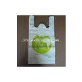 HDPE T-shirt Plastic Bags With Printing for Shopping thumbnail-1