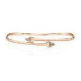 Stylish 925 Silver Tennis Crystal Bangle Charm Bracelet Jewelry For Women