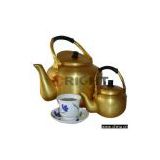 Sell Aluminium Yellow Tea Kettle, Golden Tea Pot