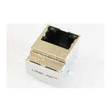 10 / 100M Base PCB Mounting , 180 Degree IEEE RJ45 Connector thumbnail-1