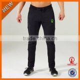 Customized Logo Printed 95% Cotton 5% Polyester Colored Gents Pants Wholesale Cheap