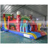 hot sale inflatable obstacle course/commerial soccer obstacle equipment