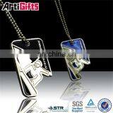 Handmade Decorative Custom Brass Dog Tag Key Chain thumbnail-1