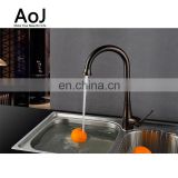 AOJIE  Deck Mounted High Quality Contemporary Single Hole Brass Bathroom Water Tap