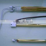 Gold Coated Infrared Quartz Heating Lamp Tube