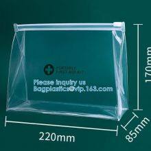 Cosmetic Ziplock Clear Bubble Bags/Hot Sale Slider Zipper Bag, Slider Hook Hanging Zipper Bag, Slider Zipper PVC Pencil thumbnail-3