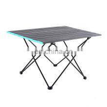 New Arrivals Outdoor Aluminum Alloy Folding Picnic Portable Folding Bbq Camping Small Portable Folding Dining Table