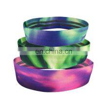 Custom Workout Stretch Elastic Resistance Exercise Bands Gym Fitness Hip Band Circle