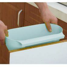 Plastic Wastebaskets Hanging Trash Can Waste Bins Deskside Recycling Garbage Container thumbnail-3