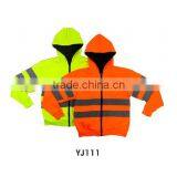 Polar Fleece Yellow Reflex Running Jacket