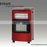 Carbon fiber glass tube heating element electrical gas heater