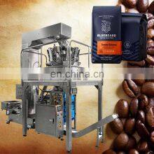 Automatic 1 Ib Coffee Bean Aluminum Foil Bags Filling Packaging Machine With Valve 1kg Coffee Vacuum Packing Machine