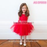 2015 Pretty High Quality New Style Kids Wedding Party Dress Sleeveless Lace Flower Girl Dress AG-DP0018