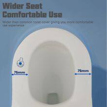 Instant Heated Toilet Seat Smart Toilet Cover Elongated Soft Close With Ipx4 Water Proof Quick Release thumbnail-4
