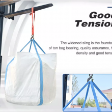 New Big PP Bulk Baffle Fibc Jumbo Big Bag Top Filling Spout Flat Bottom Customizable Bulk Bag Discharger Bulk Shopping Bags thumbnail-3