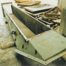 Wear Steel Plate Liner Coal Chute Bunker ASTM Wear-Resistant Steel Custom Including Cutting Welding Bending Punching thumbnail-3