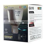 2.4G Wifi GU10 4W RGBW LED Light Bulb thumbnail-5