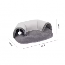 Meow Love All-in-one Eco-friendly Warm Pet Bed Multifunctional Cat Toy Nest Cat Tunnel Runway Play Sleep thumbnail-2