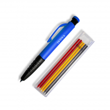 Long Nib Deep Hole Marker Pen and Black Refill Woodwork Mechanical Carpenter Woodworker Construction Pencil thumbnail-3