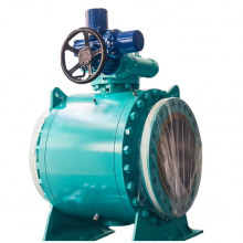 Large Caliber Electric Forged Steel Ball Valve With Hard Seal High Temperature and High Pressure Resistance A105 Material thumbnail-2