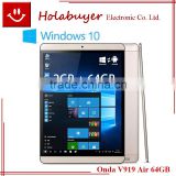 Quad core 9.7 inch 2G RAM 64G ROM WIN10 ONDA V919 air Call-touch smart tablet pc