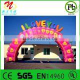 Pink Inflatable Wedding Entrance Arches for Decoration