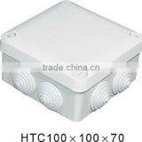HTC 100*100*70 Waterproof Junction Box(ABS Waterproof Cable Junction Box)