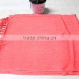 Fashionable Modal Long Tassel Scarf Factory Wholesale Women Muslim Head Scarf thumbnail-2