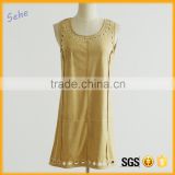 hot sale hollow out embroider one piece straight women fashion dresses                        
                                                Quality Choice