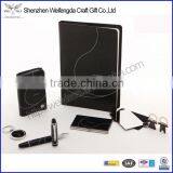 Fancy PU Leather Promotion Gift Set With Customized Printing