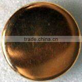 Blank Gold Metal Buttton