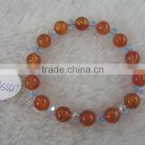 Colorful Round Beads Nature Gemstone Bracelet Wholesales thumbnail-4