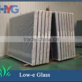 low e glass cost cheap in Chinese glass factory