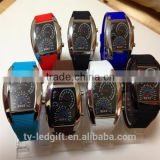 New design cheap led Wristwatch Silicone LED watchs