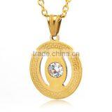 the Price of Gold Necklace in Taiwan Pendant Fashion 18 Gold Necklace Pendant, Stainless Steel Pendant China Supplier thumbnail-1