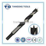 Black and Bright Finish Single Flute Professional Grade Wood Working Tools