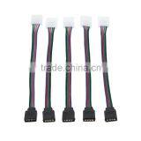 5Pcs 4pin PCB Board Connector Wire 13cm LED RGB Light Strips 4 Pin Connector Wire Cable For SMD 5050 RGB LED Strip/Light/Module thumbnail-2