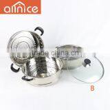 Normal Design 2/3layers 2015 Hot Selling Stainless Steel Cookware Couscous Steamer Pot thumbnail-6