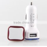 Front Logo Smart-Chip 3.1A Dual USB Car Charger